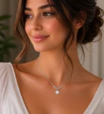 گردنبند نقره زنانه مدل CNE G27 - Image 3