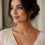 گردنبند نقره زنانه مدل CNE G29 - Image 3