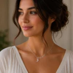 گردنبند نقره زنانه مدل CNE G25 - Image 3