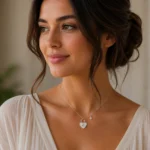 گردنبند نقره زنانه مدل CNE G24 - Image 4