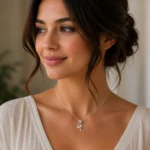 گردنبند نقره زنانه مدل CNE G23 - Image 3