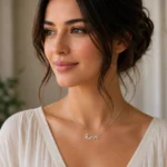 گردنبند نقره زنانه مدل CNE G20 - Image 4