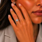 انگشتر نقره زنانه مدل AWO-N04 - Image 3