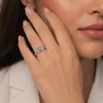 انگشتر نقره زنانه مدل AWO-N12 - Image 3