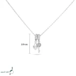 گردنبند نقره زنانه مدل CNE G23 - Image 4