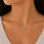 گردنبند نقره زنانه مدل CNE G10 - Image 2