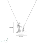 گردنبند نقره زنانه مدل CNE G29 - Image 4