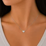 گردنبند نقره زنانه مدل CNE G09 - Image 2