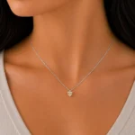 گردنبند نقره زنانه مدل CNE G12 - Image 2