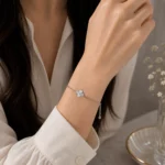 دستبند نقره زنانه مدل DEF K15 - Image 2