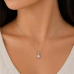 گردنبند نقره زنانه مدل CNE G02 - Image 2