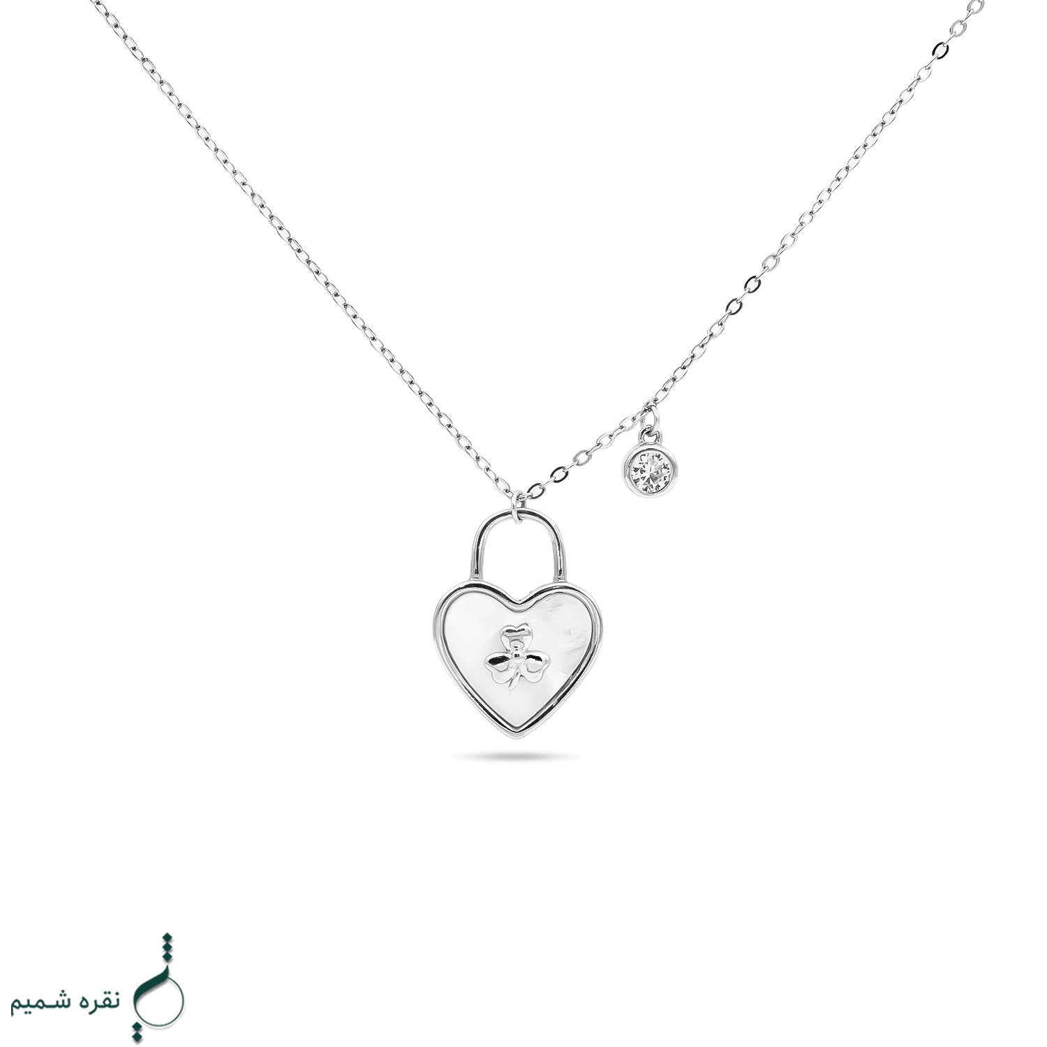 2 گردنبند نقره زنانه مدل CNE G24 - Image 1