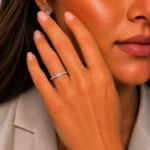 انگشتر نقره زنانه مدل AWO-N14 - Image 3