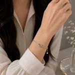 دستبند نقره زنانه مدل DEF K19 - Image 2