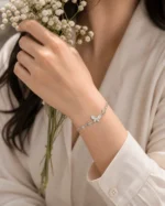 دستبند نقره زنانه مدل DEF K25 - Image 2