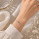 دستبند نقره زنانه مدل DEF K30 - Image 2