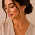 نیم ست نقره زنانه مدل NWE K14 - Image 2