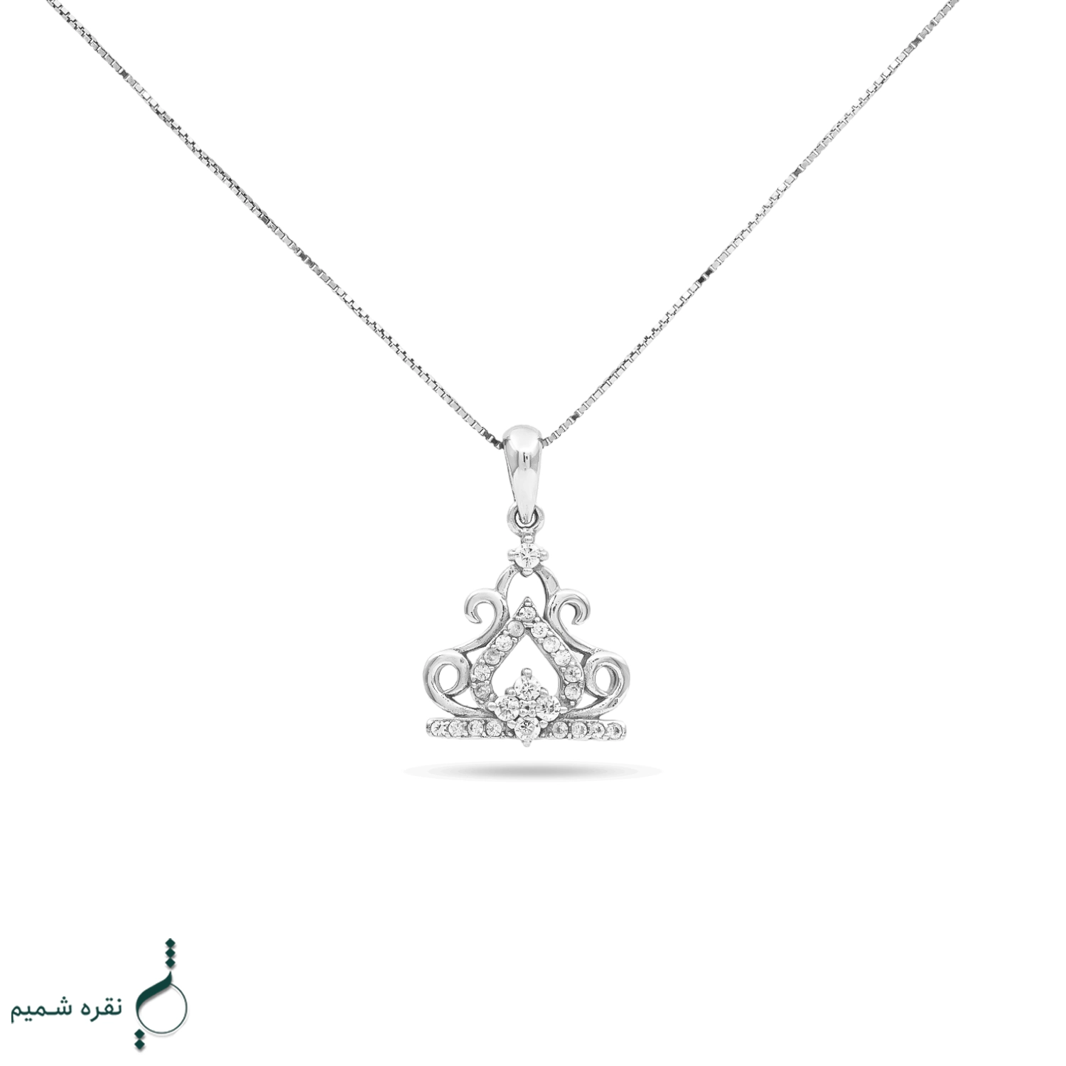 6 گردنبند نقره زنانه مدل CNE G18 - Image 1