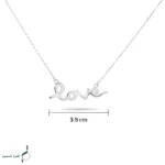 گردنبند نقره زنانه مدل CNE G20 - Image 3