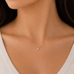 گردنبند نقره زنانه مدل CNE G06 - Image 2