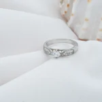 انگشتر نقره زنانه مدل AWO-N01 - Image 2