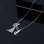 گردنبند نقره زنانه مدل CNE G29 - Image 2