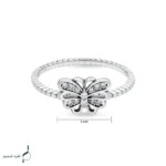انگشتر نقره زنانه مدل AWO-N12 - Image 4
