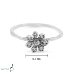 انگشتر نقره زنانه مدل AWO-N09 - Image 5