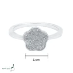 انگشتر نقره زنانه مدل AWO-N04 - Image 5