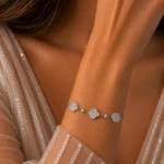 دستبند نقره زنانه مدل DEF K57 - Image 4