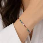 دستبند نقره زنانه مدل DEF K37 - Image 4