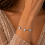 دستبند نقره زنانه مدل DEF K63 - Image 3