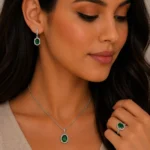 نیم ست نقره زنانه مدل NWE K37 - Image 2