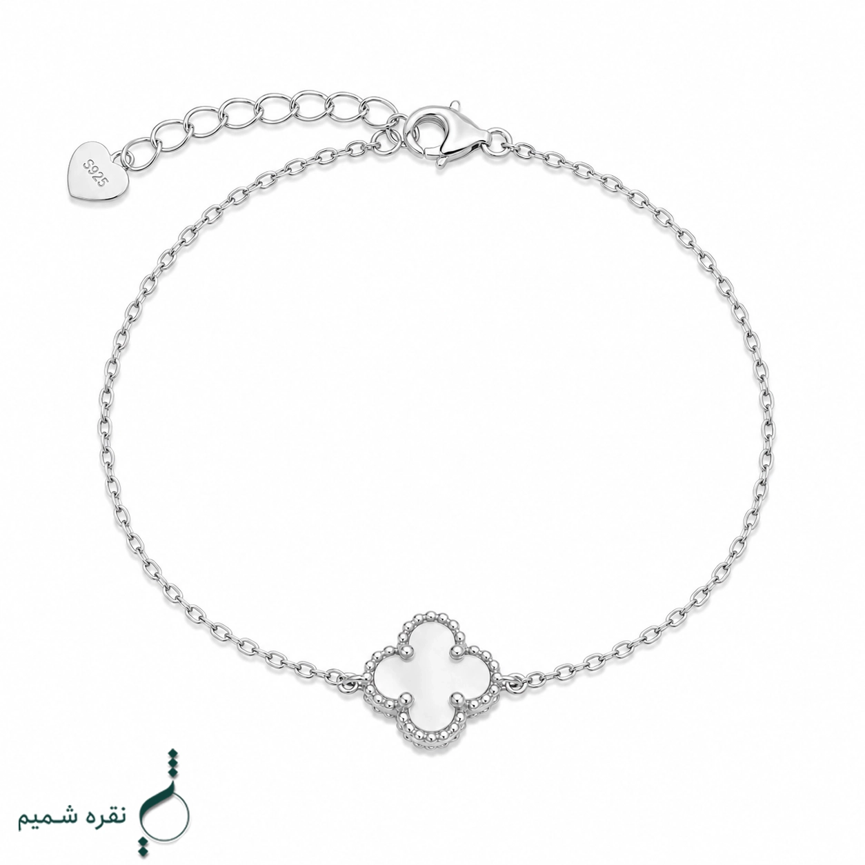 0010 copy دستبند نقره زنانه مدل DEF K61 - Image 1