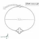 دستبند نقره زنانه مدل DEF K61 - Image 2