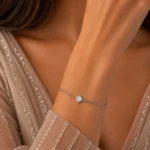 دستبند نقره زنانه مدل DEF K62 - Image 3