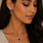نیم ست نقره زنانه مدل NWE K34 - Image 2