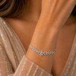 دستبند نقره زنانه مدل DEF K46 - Image 3