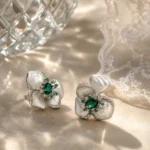 گوشواره نقره زنانه مدل GRL K03 - Image 4