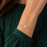 دستبند نقره زنانه مدل DEF K54 - Image 3