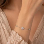 دستبند نقره زنانه مدل DEF K52 - Image 3