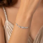 دستبند نقره زنانه مدل DEF K38 - Image 3