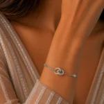 دستبند نقره زنانه مدل DEF K56 - Image 4