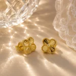 گوشواره نقره زنانه مدل GRL K02 - Image 4
