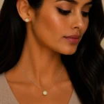 نیم ست نقره زنانه مدل NWE K56 - Image 2