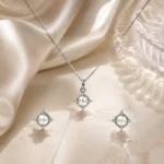 نیم ست نقره زنانه مدل NWE K49 - Image 5