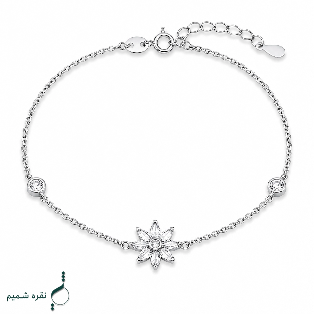 003 copy دستبند نقره زنانه مدل DEF K52 - Image 1