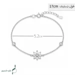 دستبند نقره زنانه مدل DEF K52 - Image 2