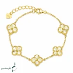 دستبند نقره زنانه مدل DEF K40