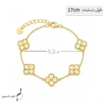 دستبند نقره زنانه مدل DEF K40 - Image 2